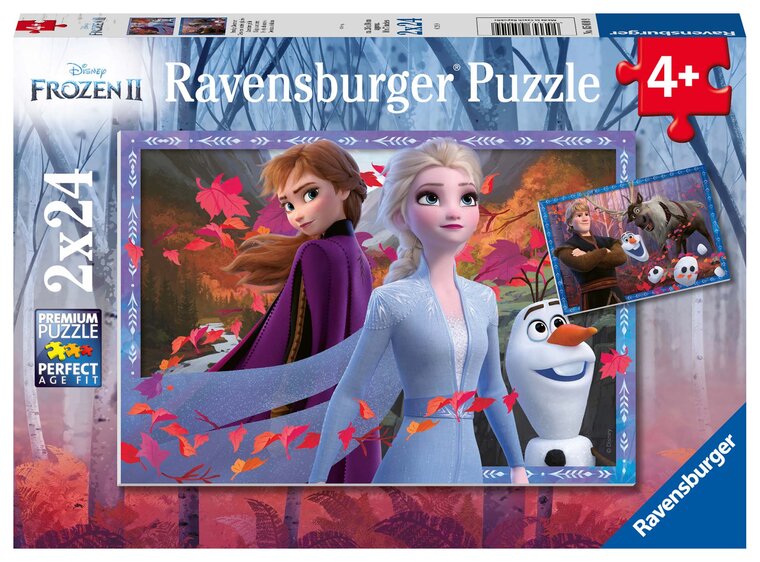 Product Image for Ravensburger Pussel, Disney - Frozen 2x24 bitar