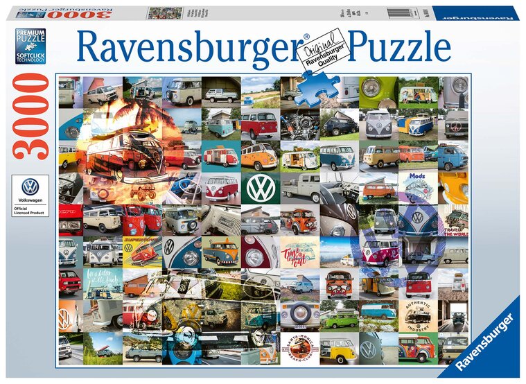 Product Image for Ravensburger Pussel - 99 VW Bulli Moments 3000 bitar