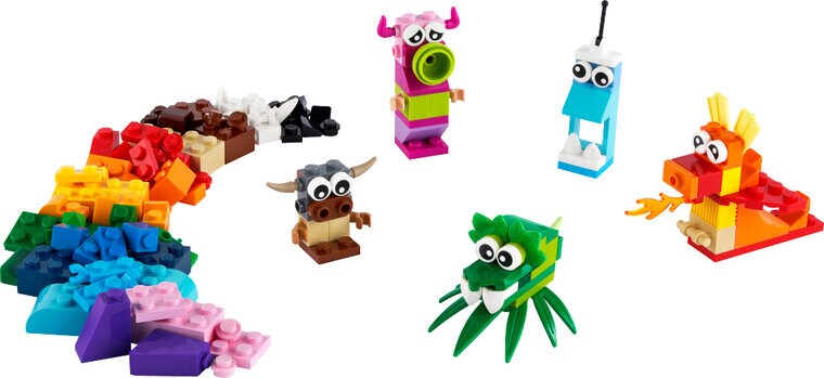 Product Image for LEGO Classic - Kreativa monster 4+