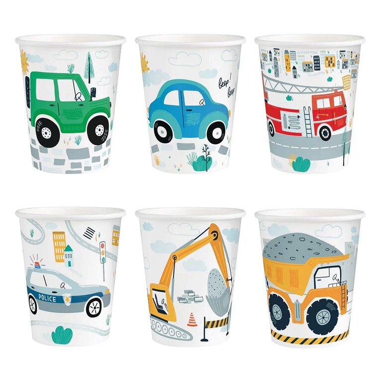 Product Image for Fordon Pappmuggar 6-pack