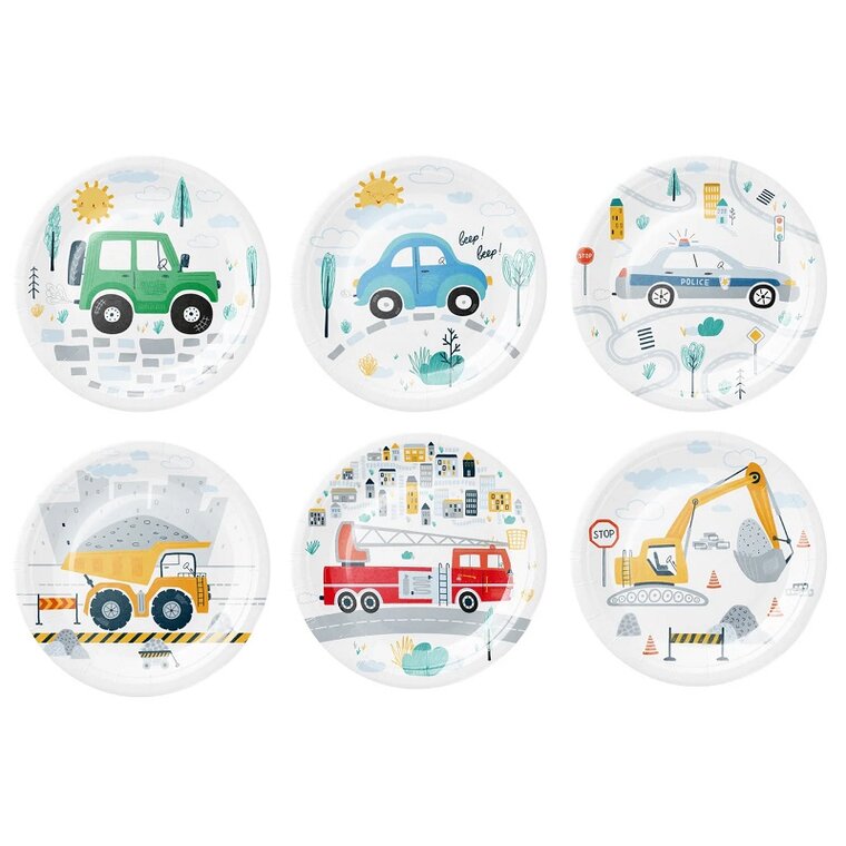 Product Image for Fordon Assietter 6-pack