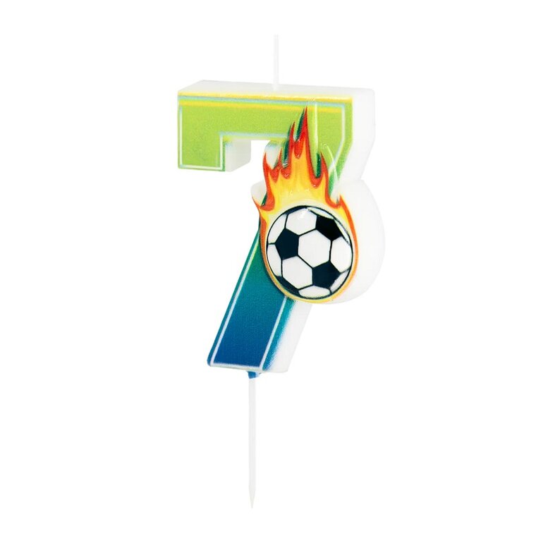 Product Image for Tårtljus Fotboll 7 år