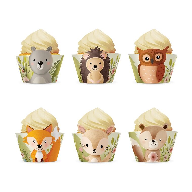 Product Image for Skogsvänner - Cupcake Wrappers 6-pack