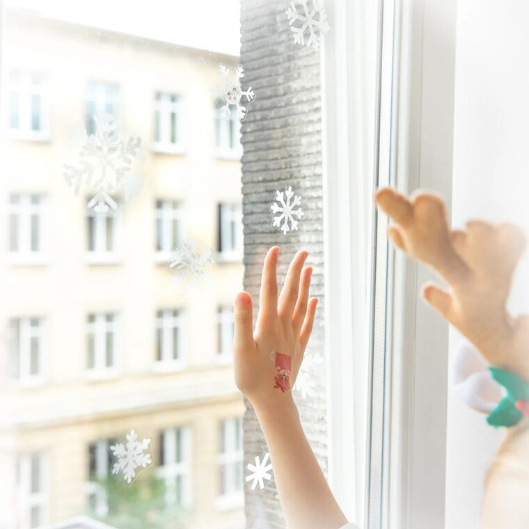 Product Image for Fönsterstickers Snöflingor 120 st.