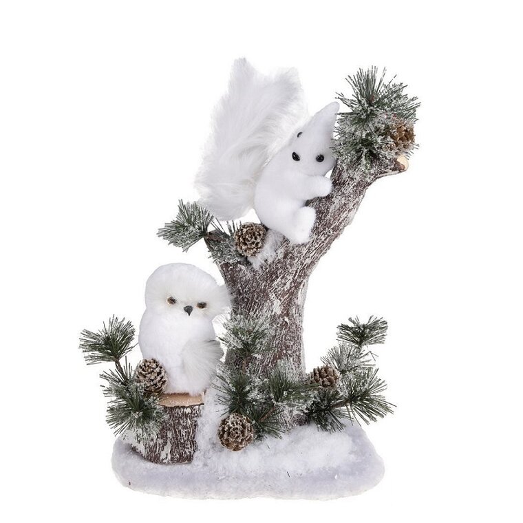 Product Image for Juldekoration - Uggla och Ekorre 32 cm
