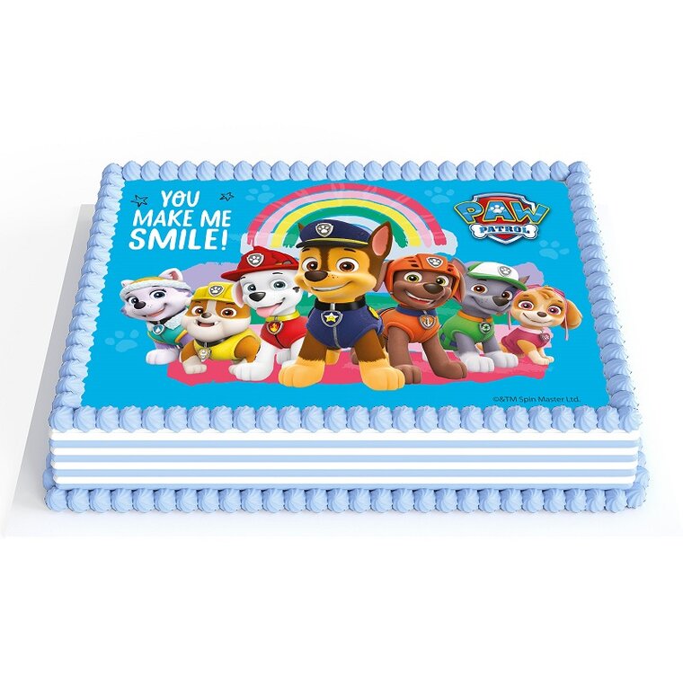 Product Image for Tårtbild Paw Patrol - Sockerpasta 15 x 21 cm