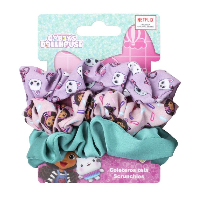 Product Image for Gabby's Dollhouse - Scrunchies 3-pack