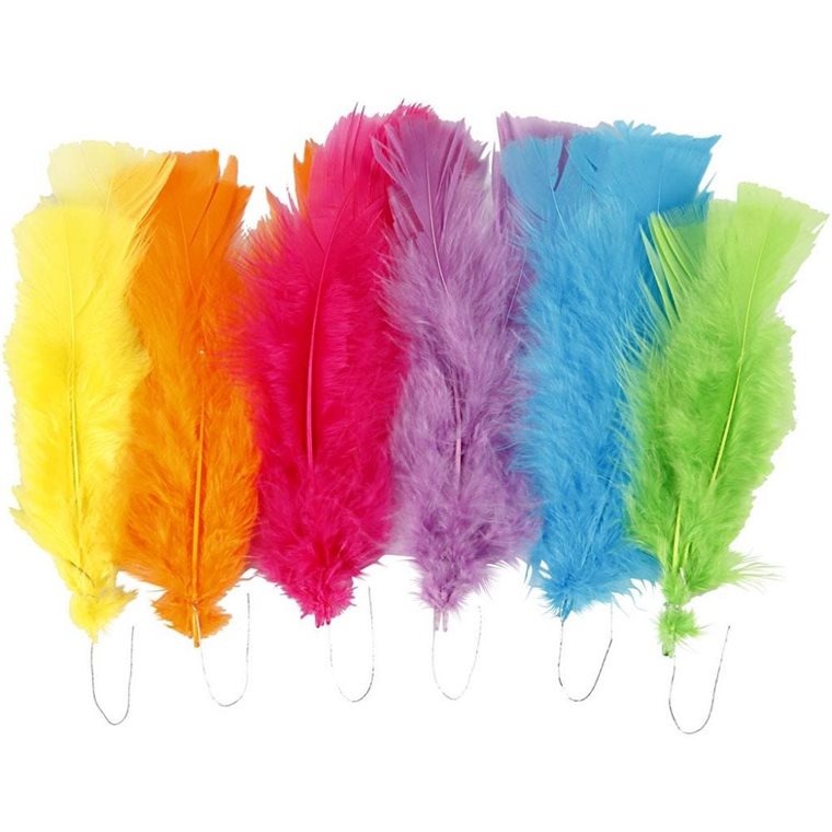 Product Image for Påskfjädrar - Mixade färger 18-pack