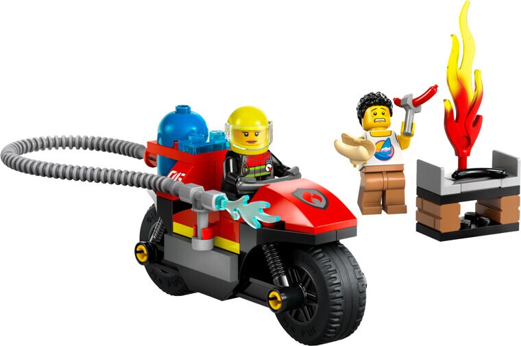 Product Image for LEGO City - Brandräddningsmotorcykel 4+