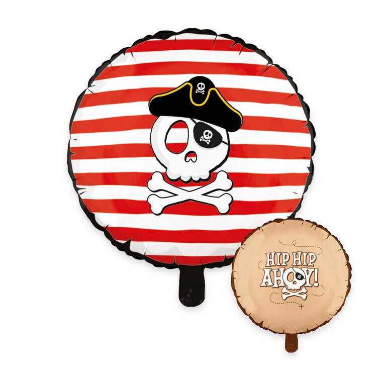 Product Image for Pirate Hip Hip Ahoy Folieballong 46 cm