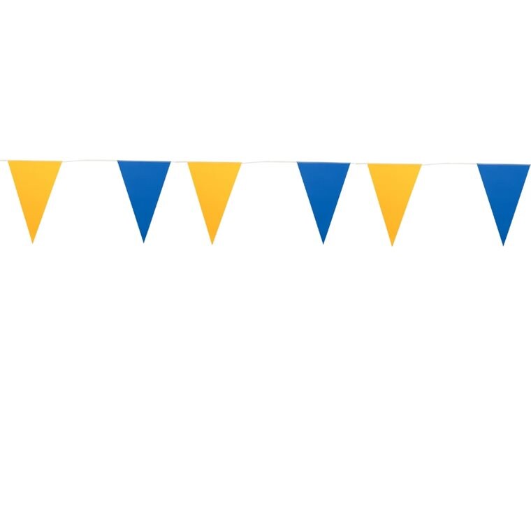 Product Image for Flaggirlang Blå & Gul 10 meter