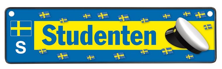 Product Image for Studenten - Trafikskylt till bilruta eller barnvagn