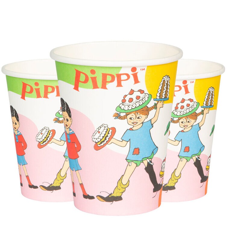 Product Image for Pippi Långstrump - Pappmuggar 8-pack