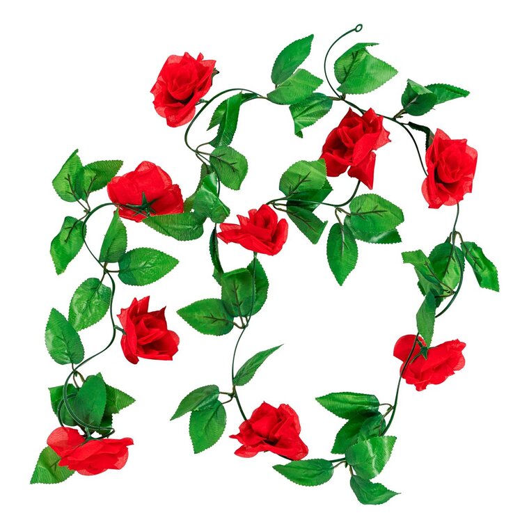 Product Image for Blomstergirlang - Röda rosor 2 meter