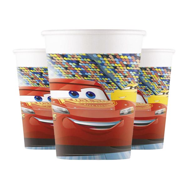 Product Image for Disney Bilar 3 - Pappmuggar 8-pack