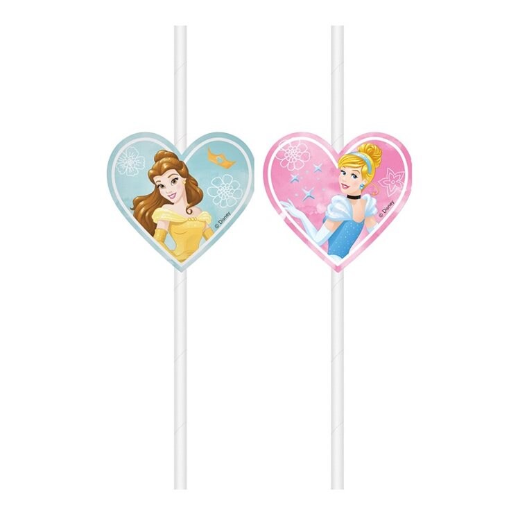 Product Image for Disney Prinsessor - Pappsugrör 4-pack