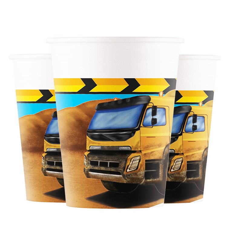 Product Image for Byggarbetsplats - Pappmuggar 8-pack