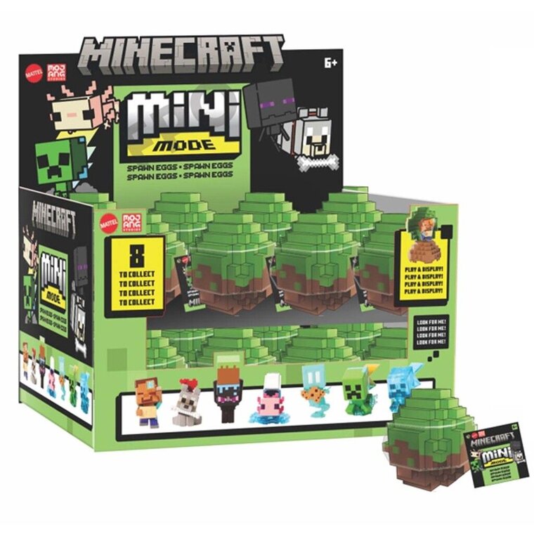 Product Image for Minecraft - Mini Mode Spawning Eggs 8 cm styckvis