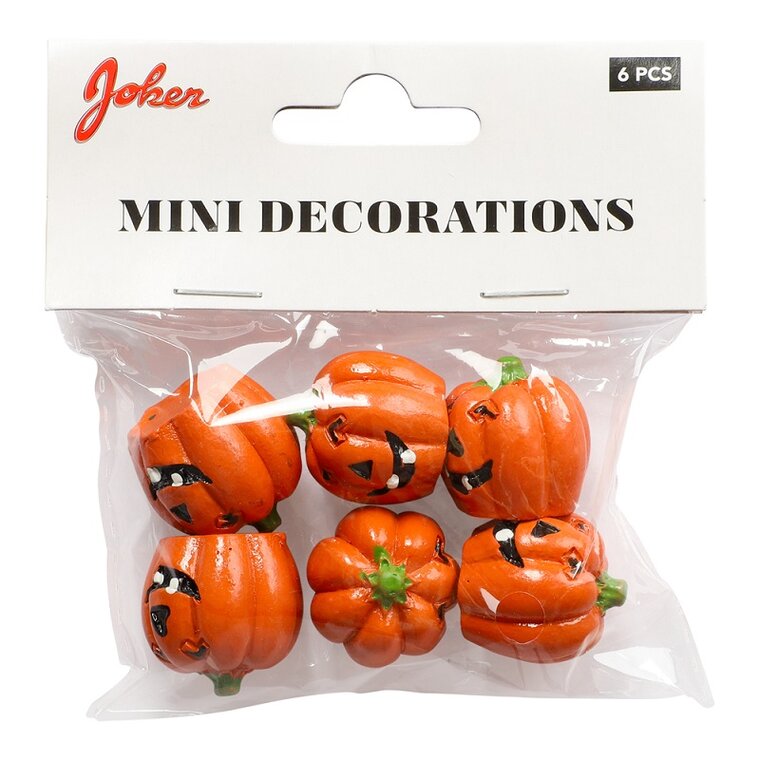 Product Image for Halloweendekoration - Små pumpor 2,3 cm 6-pack