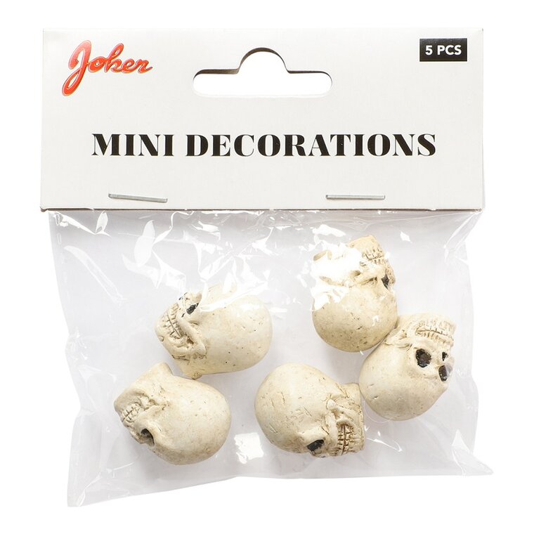 Product Image for Halloweendekoration - Små dödskallar 2,2 cm 5-pack