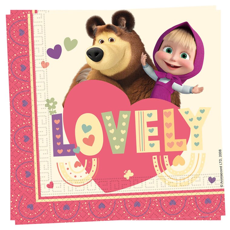 Product Image for Masha och Björnen - Servetter 20-pack