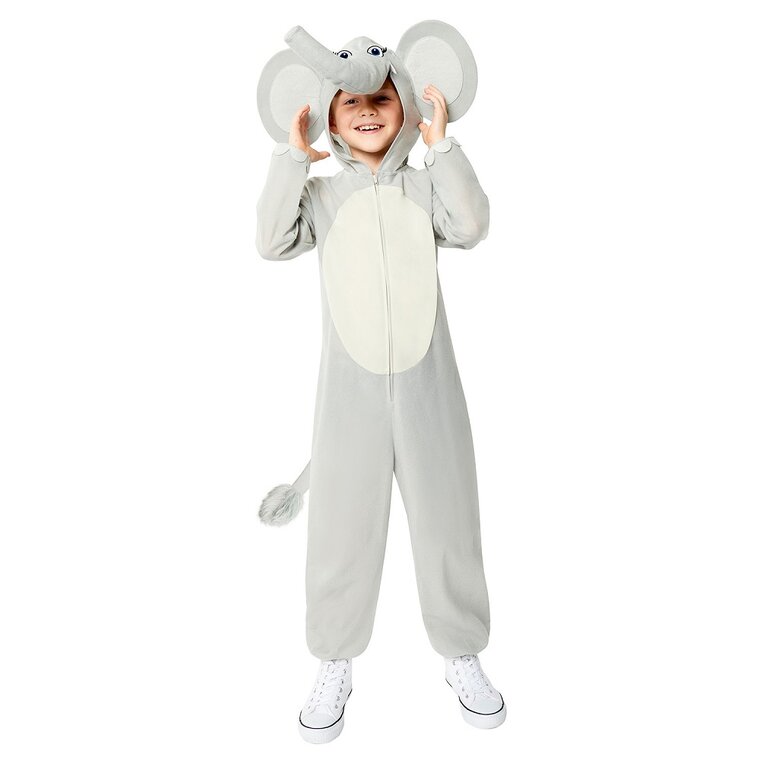 Product Image for Elefant Onepiece Maskeraddräkt Barn 6-8 år (116-128 cm)
