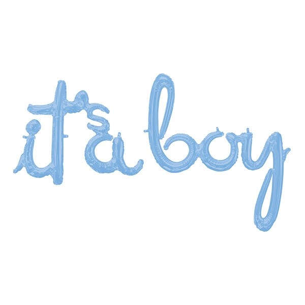 Product Image for Folieballong - It´s a Boy Pastellblå