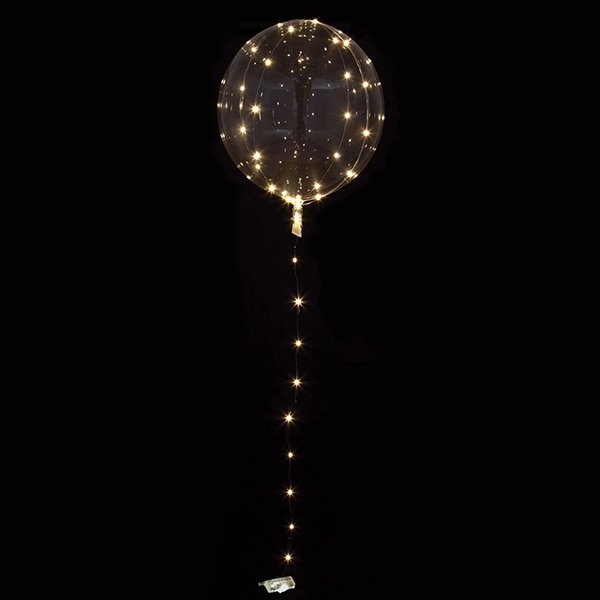 Product Image for Clearz Crystal, Transparent ballong med vitt LED-ljus