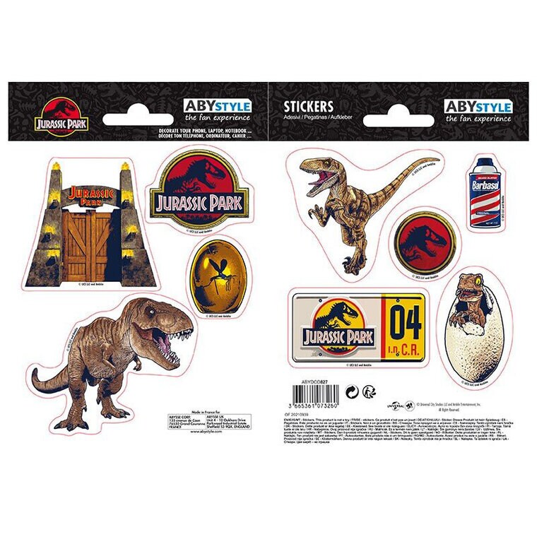 Product Image for Jurassic Park - Klistermärken 9-pack