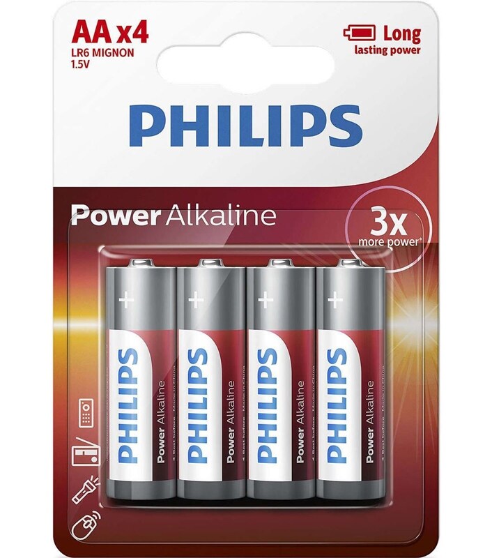 Product Image for Philips Batterier AA 4-pack