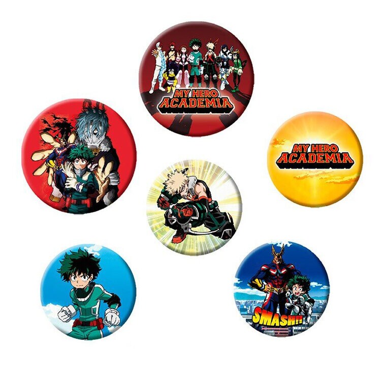 Product Image for My Hero Academia - Knappar 6-pack