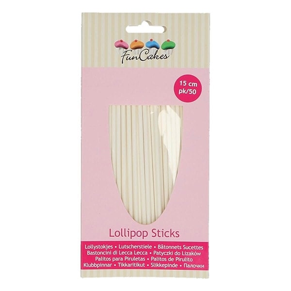 Product Image for FunCakes - Cakepopspinnar 15 cm 50-pack