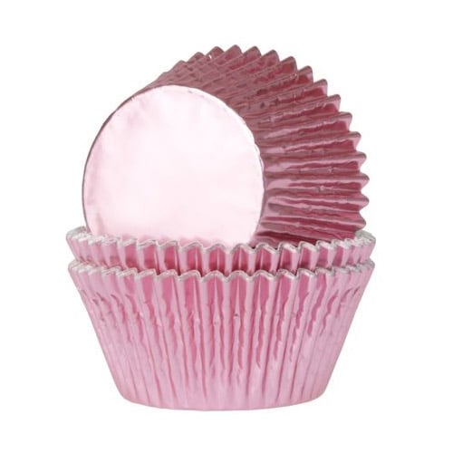 Product Image for Muffinsformar - Ljusrosa folie 24-pack