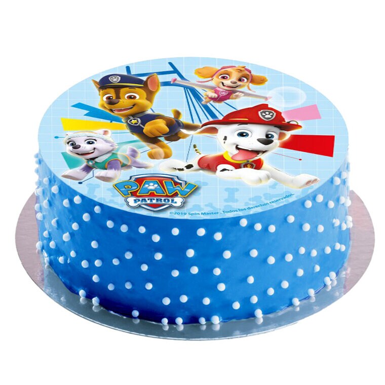 Product Image for Tårtbild Paw Patrol - Sockerpasta 16 cm