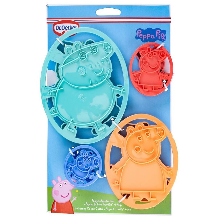 Product Image for Peppa Pig - Kakformar Peppa med familj 4-pack