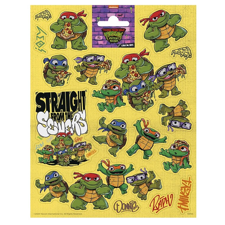Product Image for Ninja Turtles - Klistermärken 18-pack
