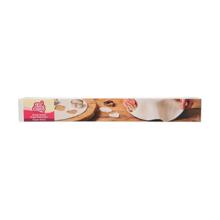 Product Image for FunCakes - Tårtlock av sockerpasta Vit
