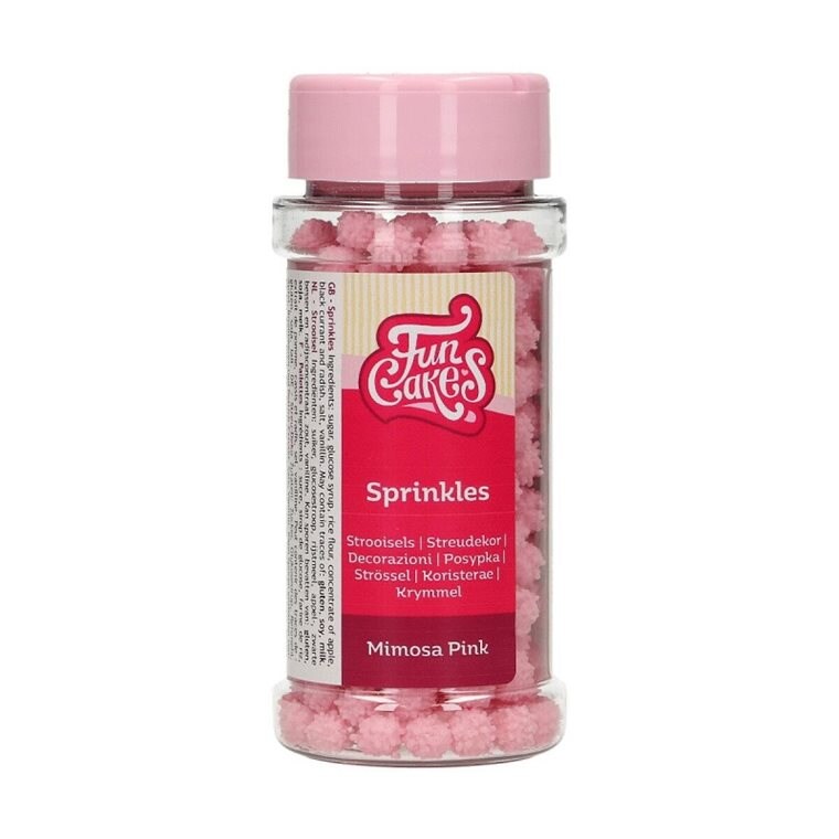 Product Image for FunCakes - Strössel Mimosa rosa 45 gram