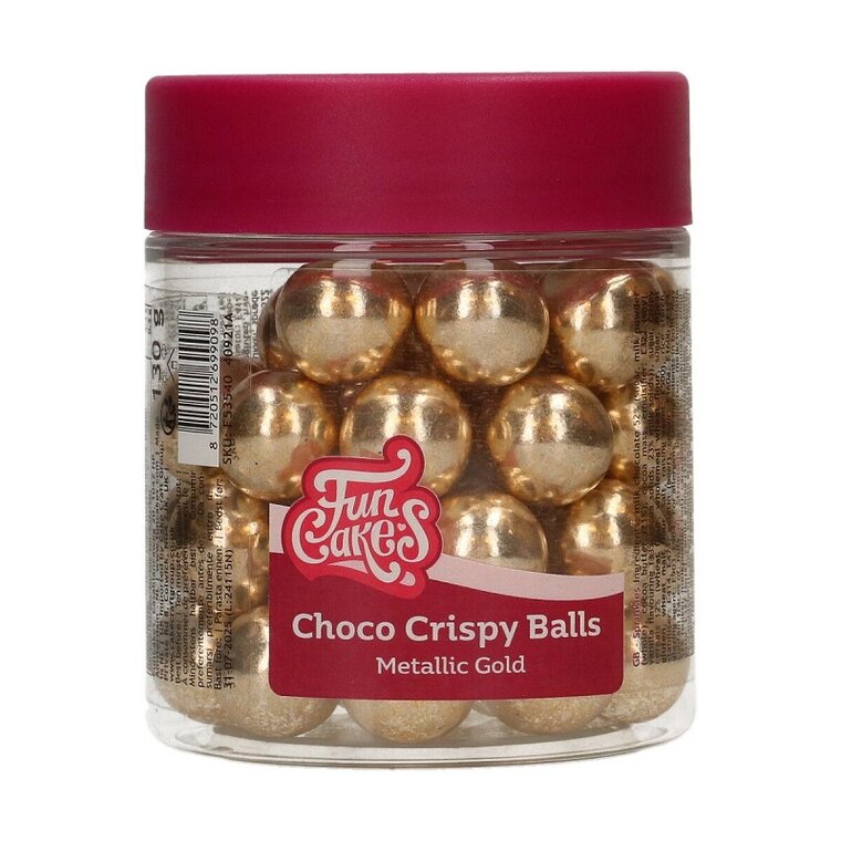 Product Image for FunCakes - Stora Chokladkulor i Guld 130 gram
