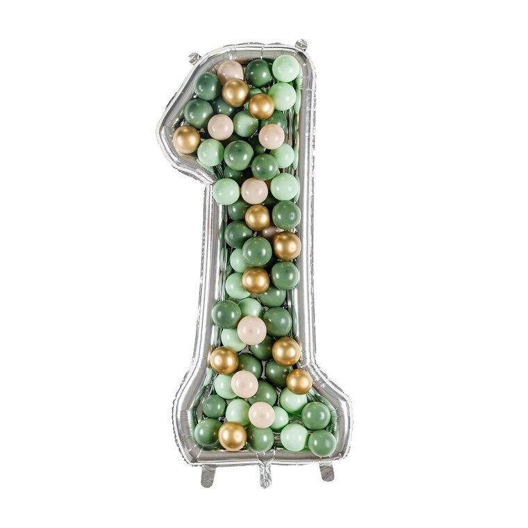 Product Image for Ballongram att dekorera själv 126 cm, siffra 1