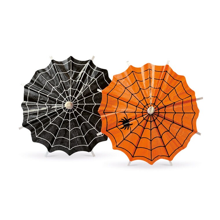 Product Image for Halloween BOO! Parasol Picks 8-pack