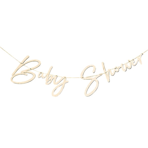 Product Image for Botanical Baby - Girlang i trä Babyshower