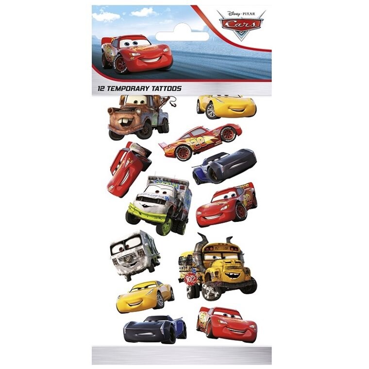 Product Image for Disney Bilar - Tatueringar 12-pack