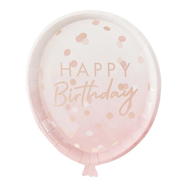 Product Image for Mix it Up - Ballongtallrikar Rosa ombre 8-pack