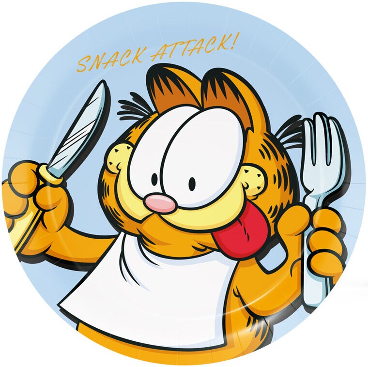 Product Image for Garfield - Tallrikar 8-pack
