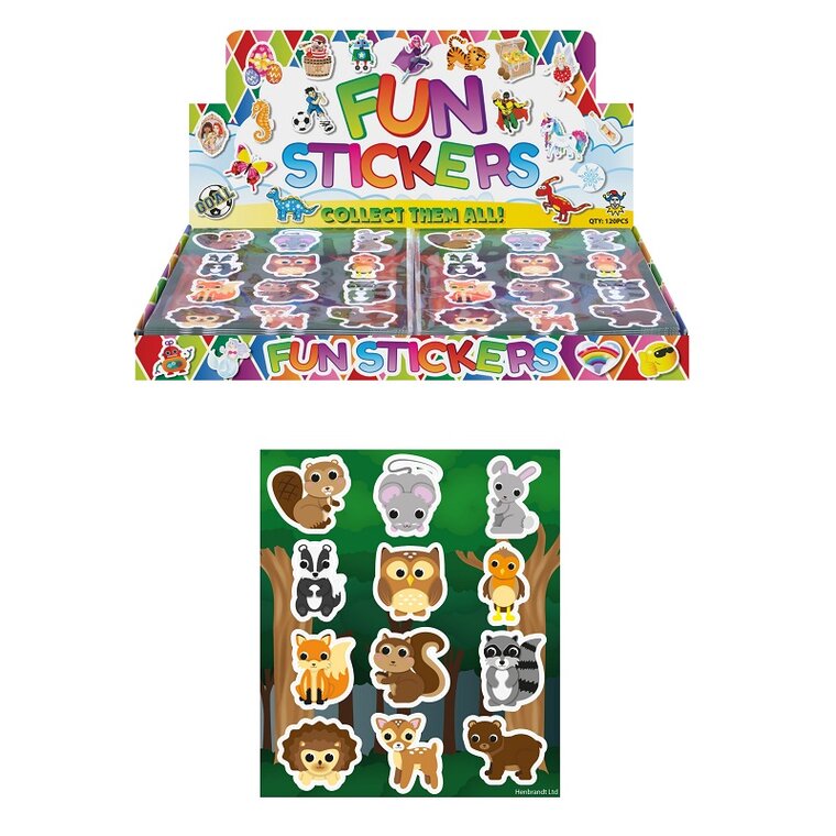 Product Image for Skogsdjur - Klistermärken 12-pack