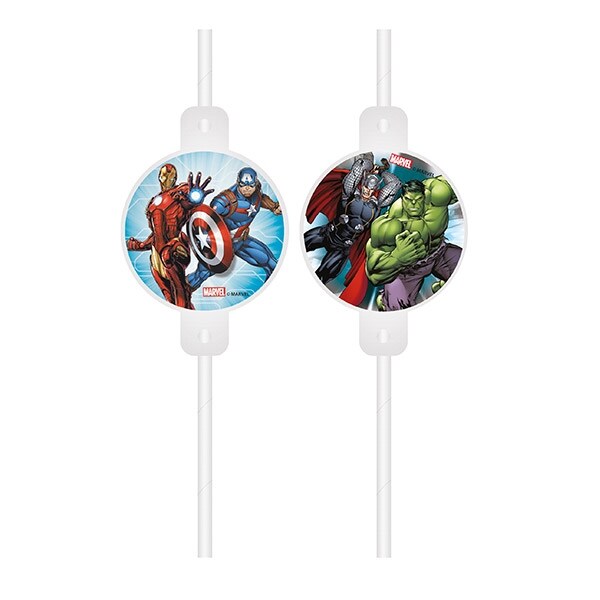 Product Image for Mighty Avengers - Pappsugrör 4-pack