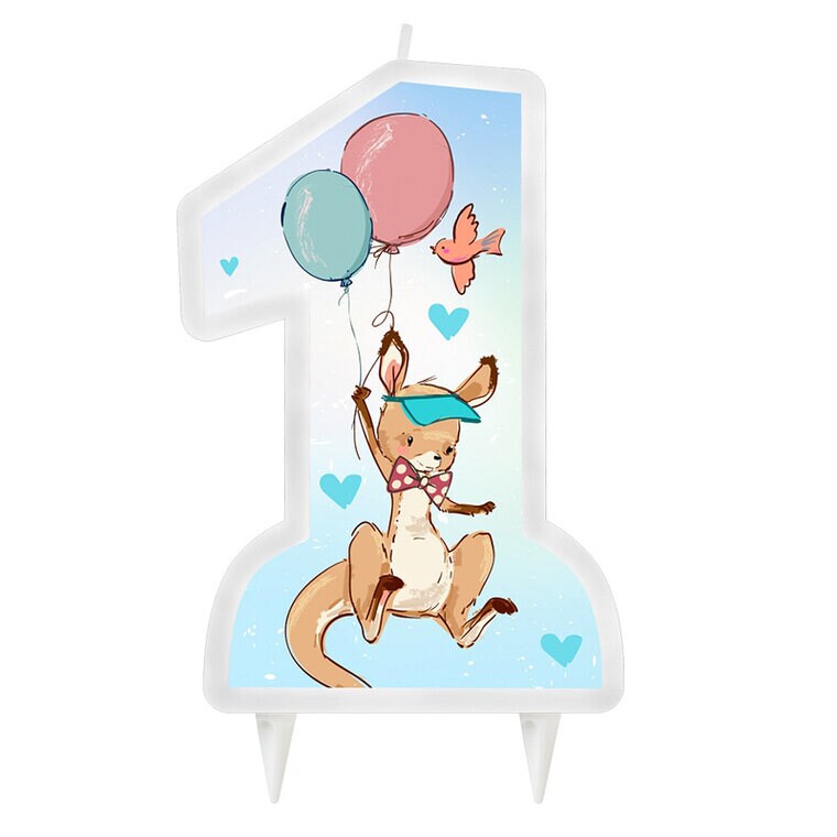 Product Image for Tårtljus 1-årskalas Känguru
