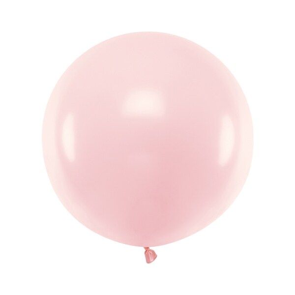 Product Image for Rund ballong, Pastell ljusrosa 60 cm (styckvis)