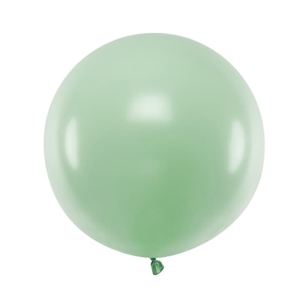 Product Image for Rund ballong, Pastell pistagegrön 60 cm (styckvis)